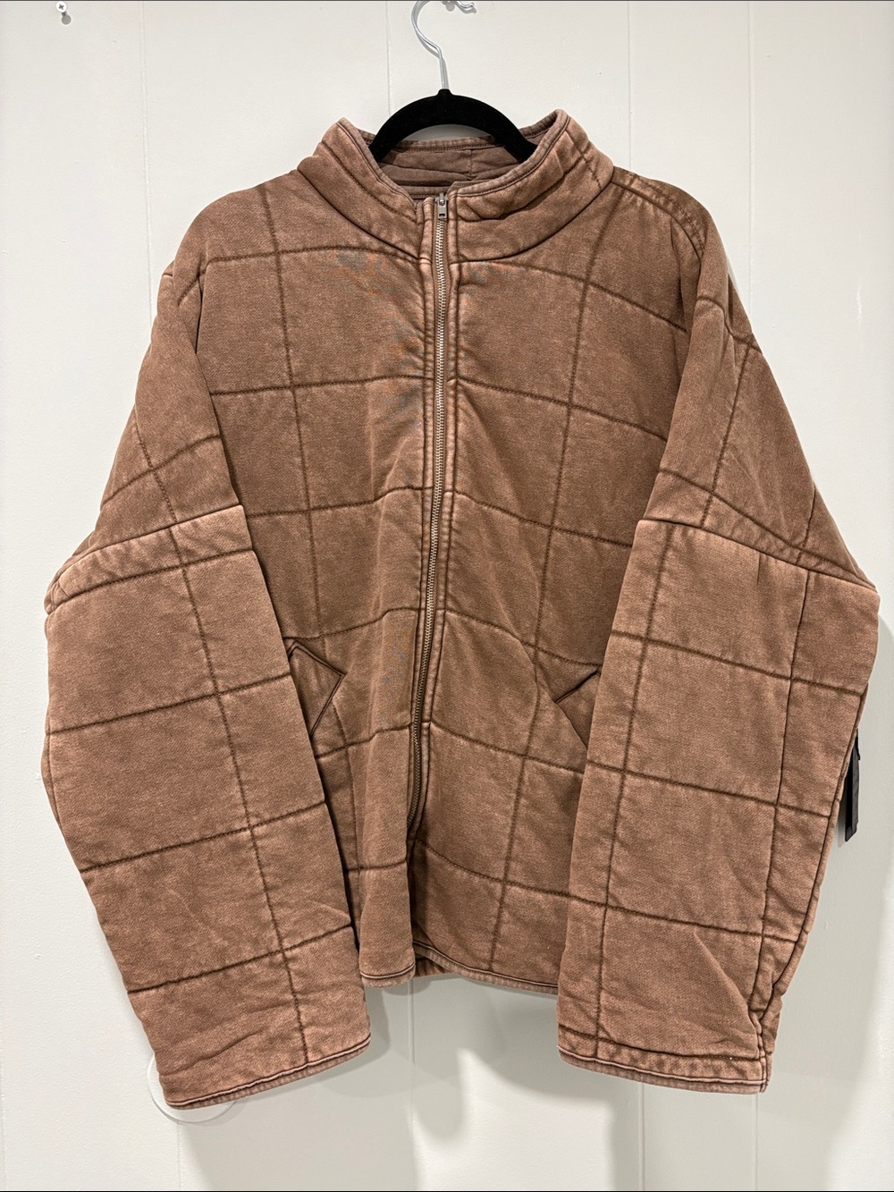 FOREVER 21 QUILTED ZIP JACKET
